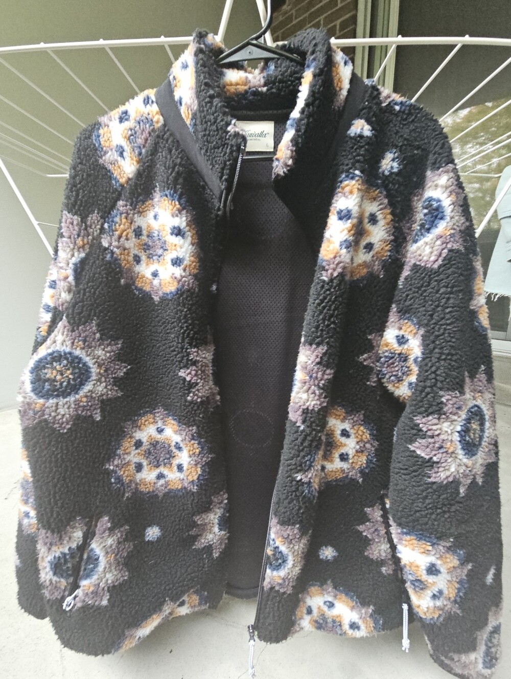 Kuwalla Printed Fleece Sherpa Jacket